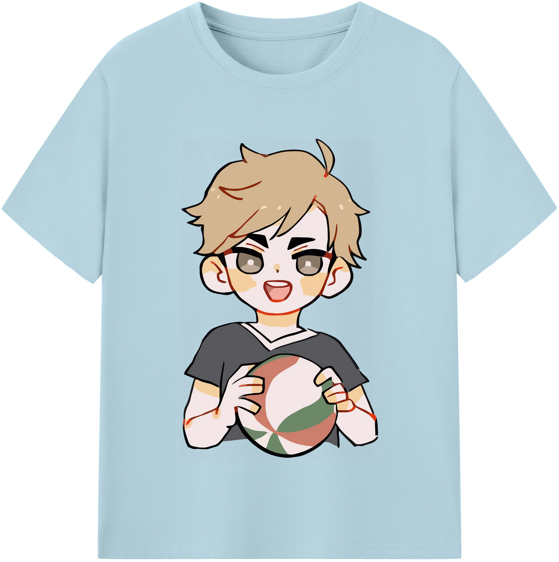 （画像用） ハイキュー!! Haikyu!! 綿100％半袖Tシャツ（フロントプリント）
